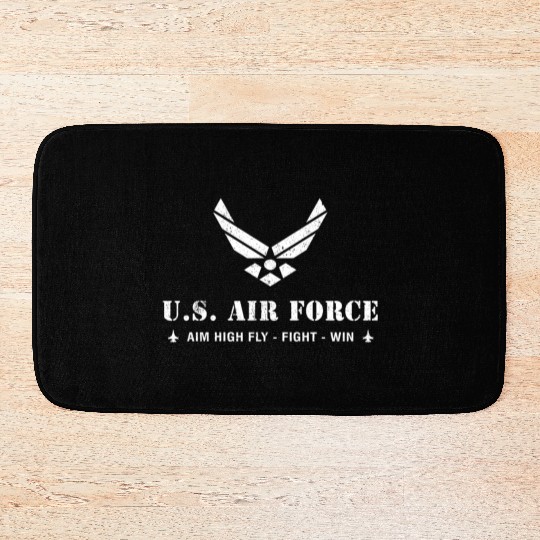 US Air Force Aim High Fly-Fight-Win Bath Mats