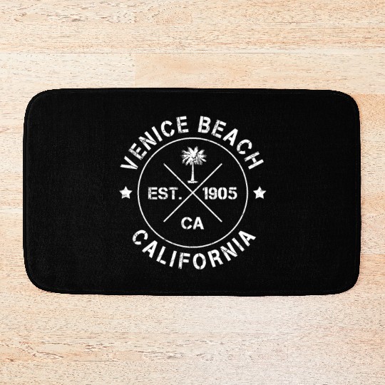 Venice Beach California Bath Mats