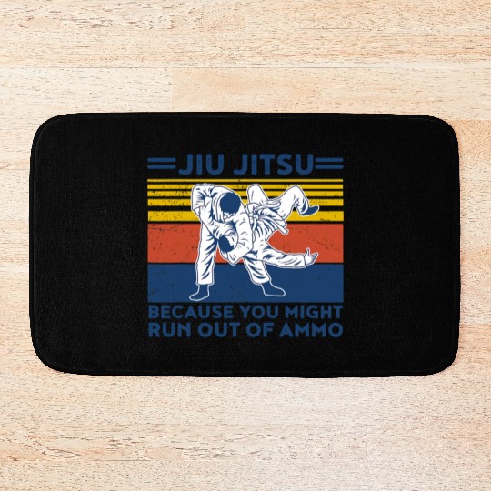 Jiu Jitsu Vintage BJJ MMA Jujitsu Bath Mats