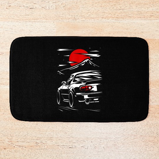 Miata mx5 JDM car Bath Mats