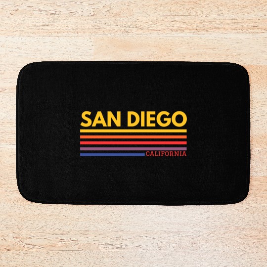 San Diego California Bath Mats