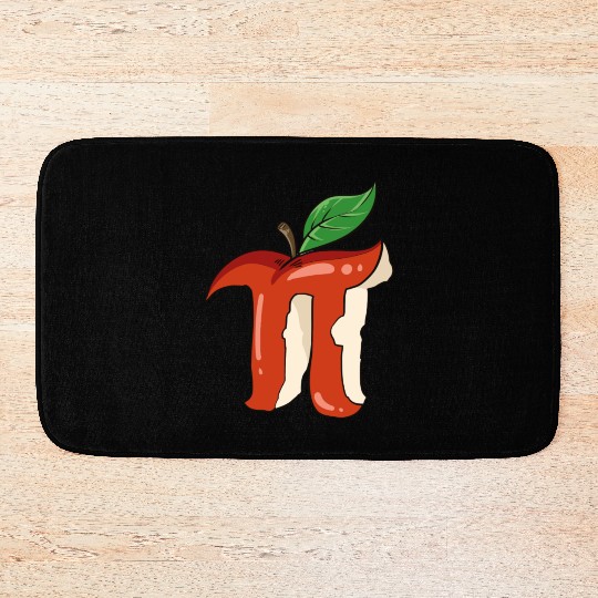 Apple Pie Funny Thanksgiving Math Teacher Gift Bath Mats