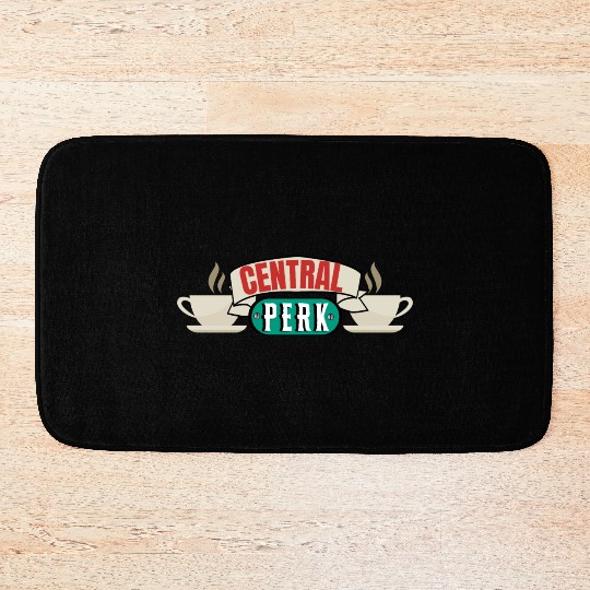 Coffee lovers for friends TV show Bath Mats