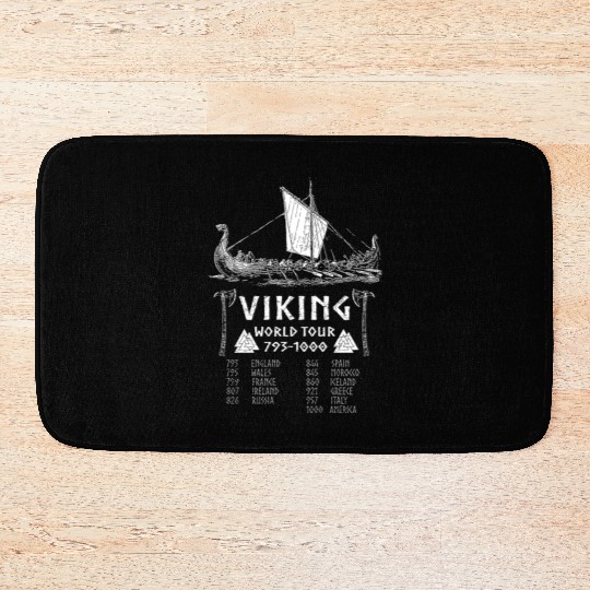 Viking world tour Bath Mats