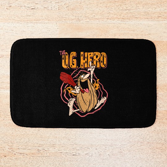 Captain Caveman Og Hero Gift Bath Mats