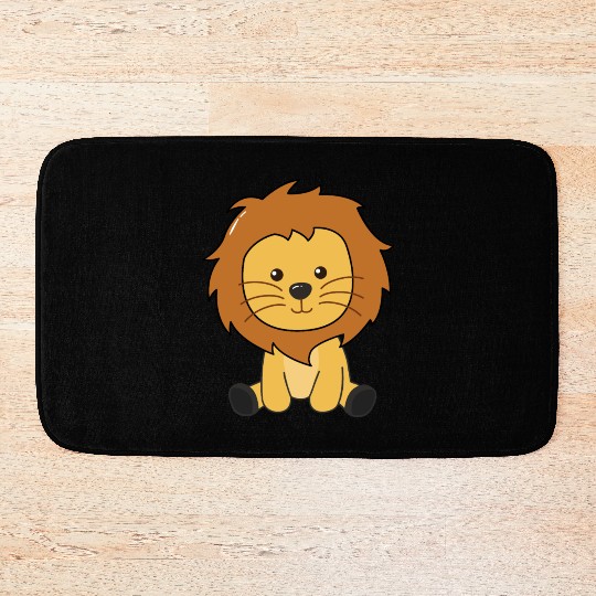 Lion Cute Animals For Kids Lion King Bath Mats