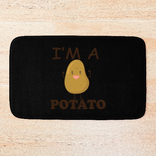 my spirit animal is a potato potato potatoes Bath Mats