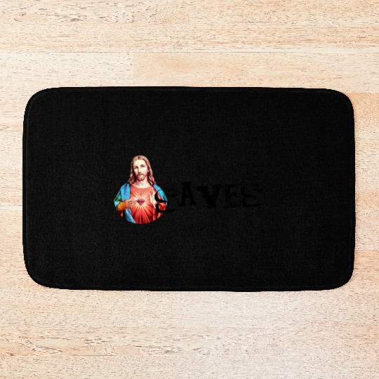 JESUS SAVES | Jesus Christ | Jesus Christus Bath Mats