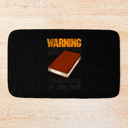 Philosophy Thinker Freethinker Philosopher Bath Mats