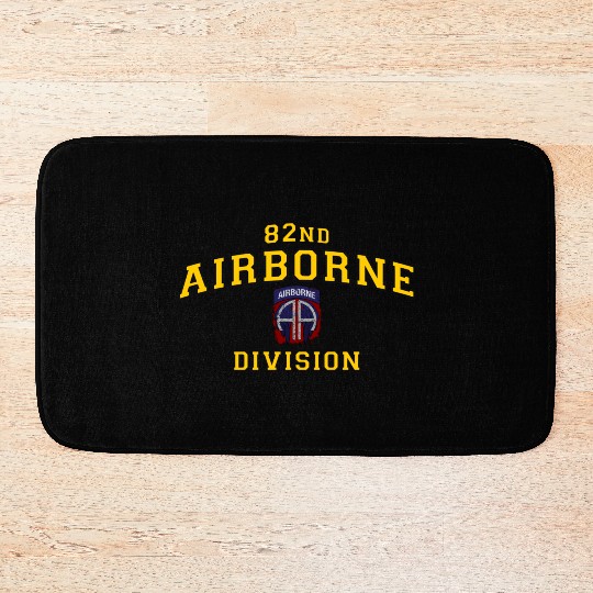 Us Army 82Nd Airborne Division Paratrooper Bath Mats