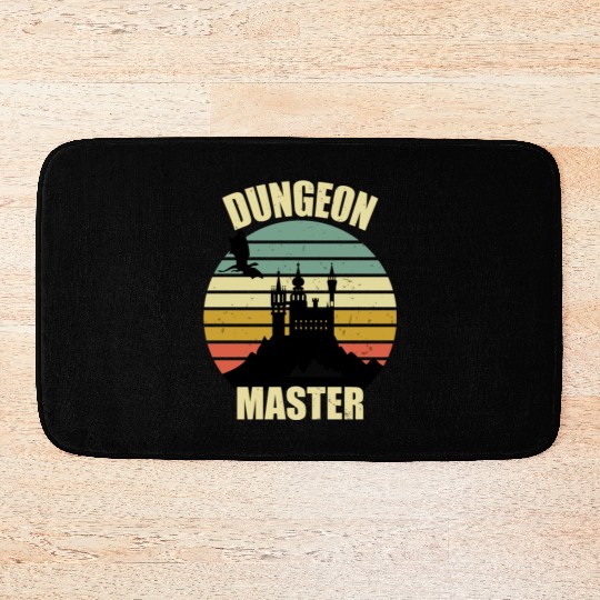 Dungeon Master - Bez I'm DM Smiles Retro Dragon Bath Mats