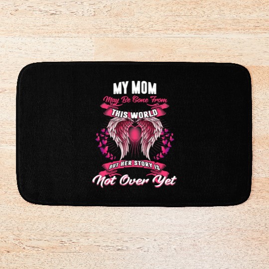 Angel Mommy Angel Wings Apparel Rest in Peace Mom Bath Mats