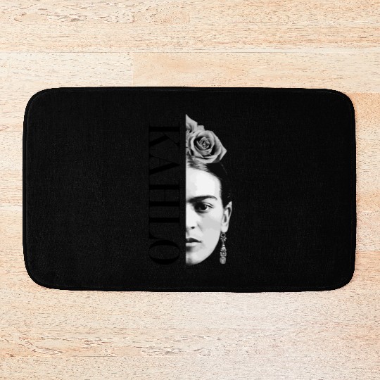 Frida Kahlo Split Portrait Gift Bath Mats