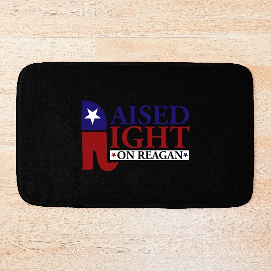 Raised Right On Reagan 80'S Nostalgia Bath Mats