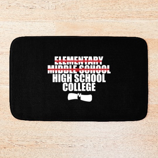 Middle School Graduation Bath Mats