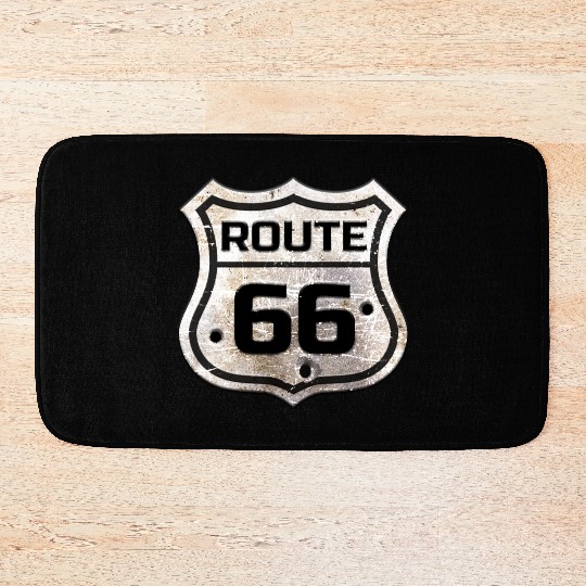Route 66 Bath Mats
