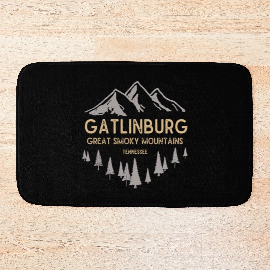 Gatlinburg Tennessee Great Smoky Mountains Bath Mats