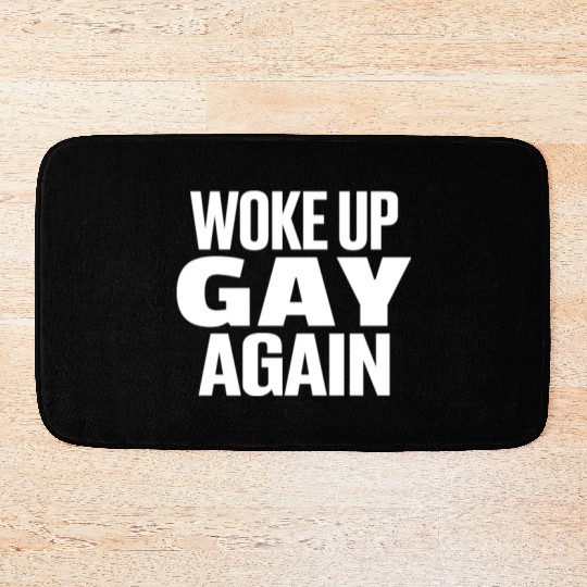 Gay Couple Homosexual LGBTQ Queer Pride Bath Mats