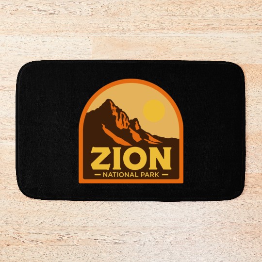 zion national park Bath Mats