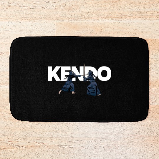 Kendo Fighters Samurai Bogu Shina Ninja Katana Bath Mats