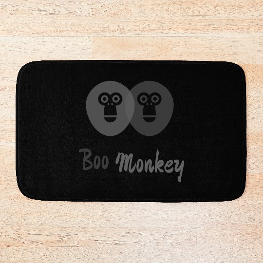 BOO MONKEY Bath Mats