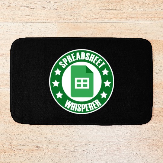 Spreadsheet Whisperer Excel Accountant Accounting Bath Mats