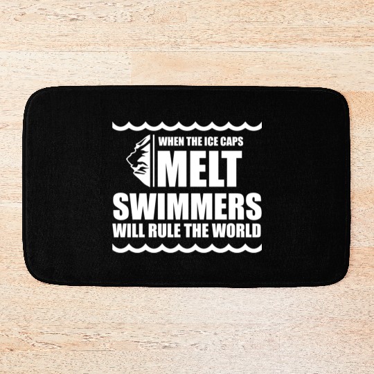 Swimmer Outdoor Pool Lifeguard Swimming Swim Bath Mats