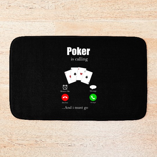 Poker Cards Casino All In Gift Poker Chips Bath Mats