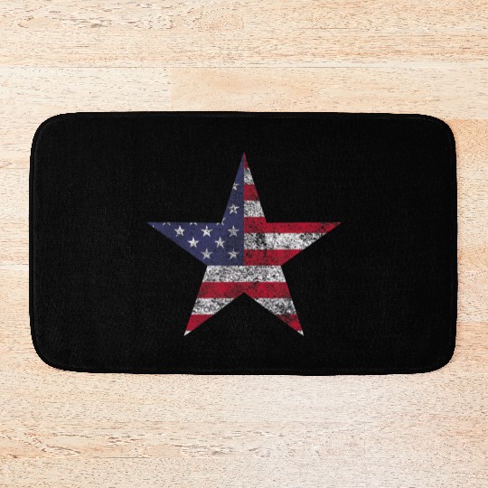 AMERICAN STAR US USA FLAG STARS AND STRIPES Bath Mats