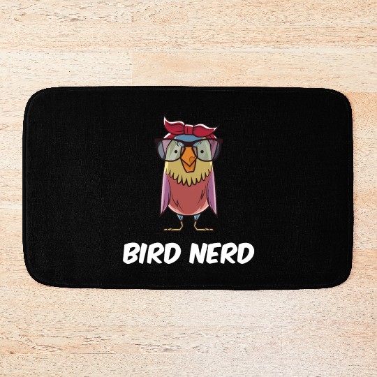 Bird Nerd Bath Mats