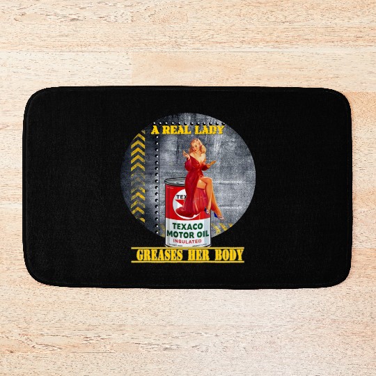 A real lady, texaco Bath Mats