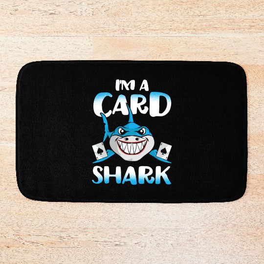 Poker - Card Shark Casino Gamble - Beach Bath Mats