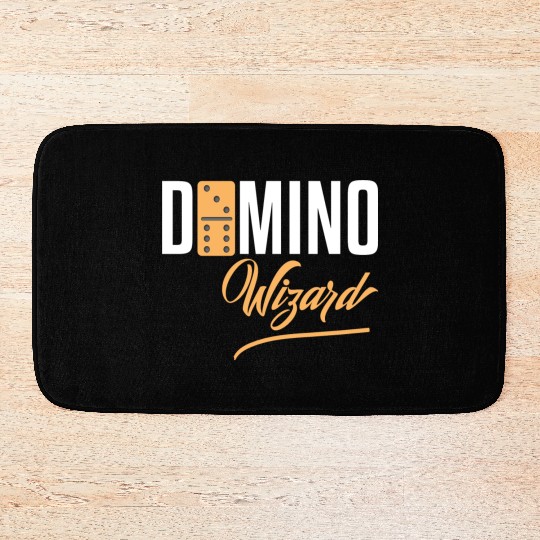 Domino Wizard Funny Dominoes Game Player novelty Bath Mats