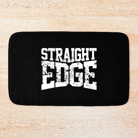 straight edge society Bath Mats