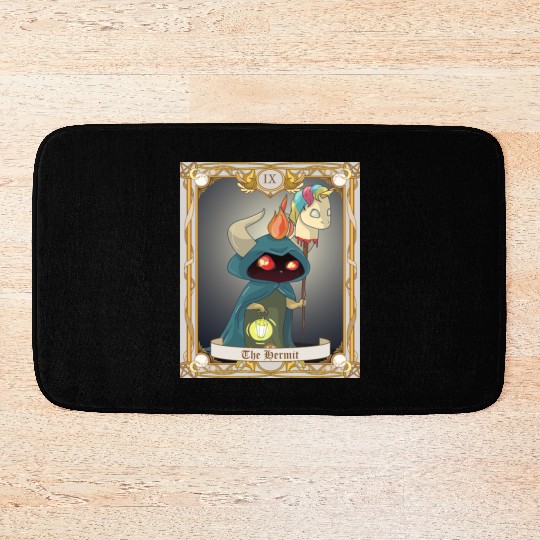 The Hermit Tarot Card, Major Arcana Anime Baphomet Bath Mats
