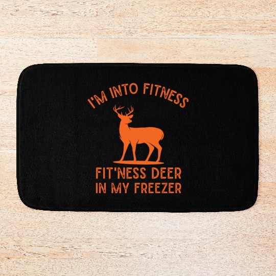 I'm Into Fitness Fit'Ness Deer In My Freezer Bath Mats