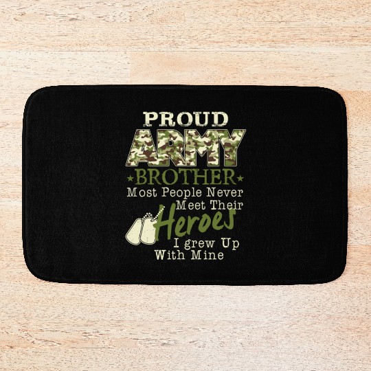 Army hero brother Bath Mats