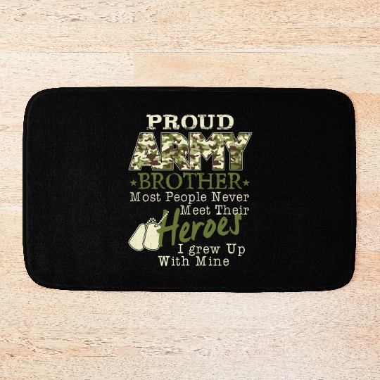 Army hero brother Bath Mats