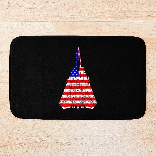 United States F 14 Tomcat Flag Bath Mats