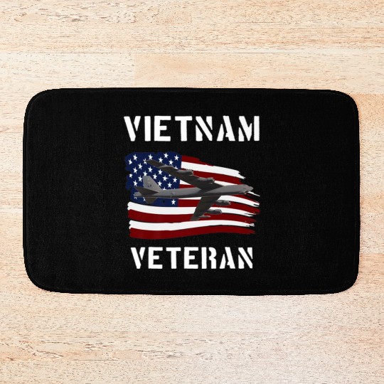 Vietnam Veteran B52 Stratofortress Bomber Plane Us Bath Mats