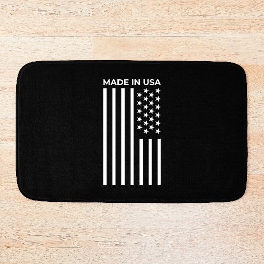 American Flag Bath Mats