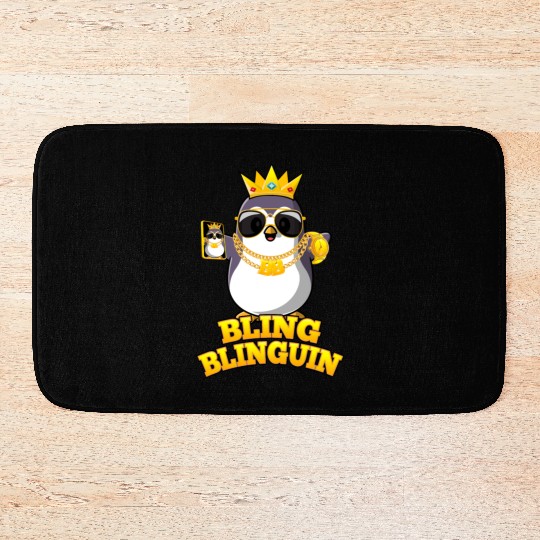 Bling Blinguin Pinguin Bath Mats