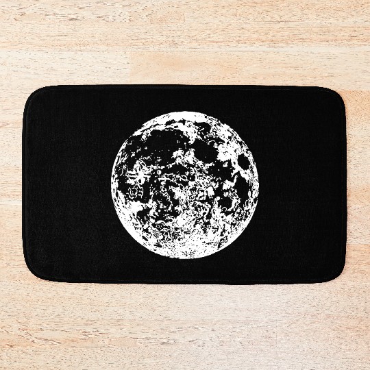 Full Moon Bath Mats