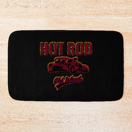hot rod Bath Mats