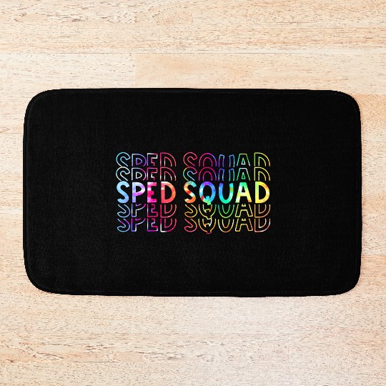 Sped Squad Special Ed Teacher Back To School 2021 Bath Mats