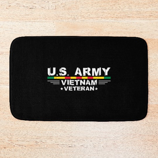 US Army Vietnam Veteran Soldier Bath Mats