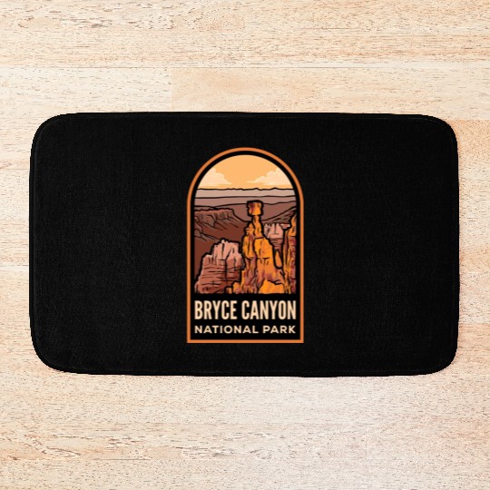 Bryce Canyon National Park Badge Bath Mats