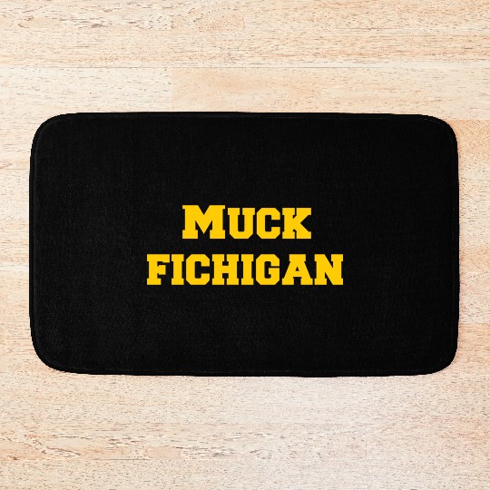 Muck Fichigan Longsleeve Bath Mats Funny Michigan Bath Mats