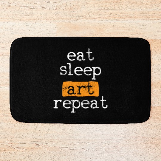 Artist Art Teacher Bath Mats