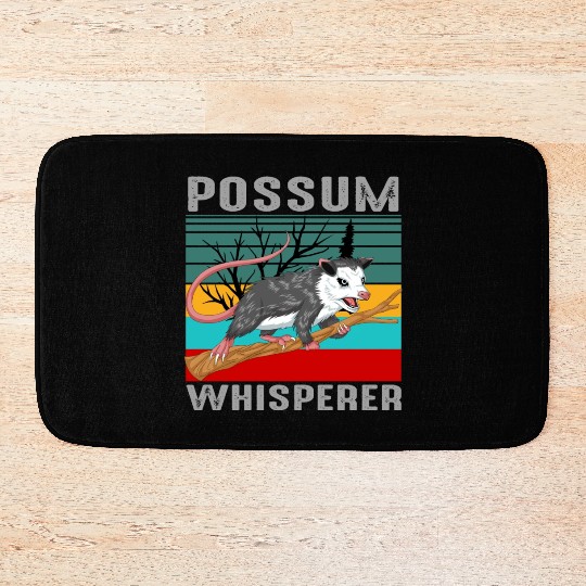opossum Whisperer Bath Mats